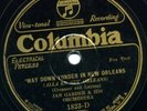 Columbia 1823D Jan Garber Orch WAY DOWN YONDER IN NEW ORLEANS 1928 E/E+ hot