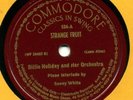 Commodore 526 BILLIE HOLIDAY Fine And Mellow/STRANGE FRUIT E/E- classics