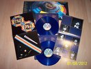 ELO ELECTRIC LIGHT ORCHESTRA OUT OF THE BLUE UK LP BLUE VINYL SPACE SHIP+POSTER