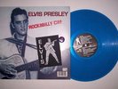 Elvis Presley - Rockabilly Cat 2007 Blue Vinyl LP,Patch,Badge #/300