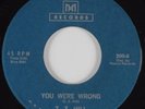 R&B Soul 45 Z..Z. HILL You Were Wrong M.H. HEAR NM