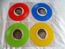 THE BEATLES - 4 x COLOURED 7