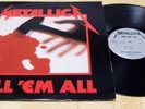 METALLICA KILL 'EM ALL ORIGINAL 1983 MEGAFORCE RECORDS US METAL LP MRI 069