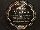 Victor V-38102 McKinney's Cotton Pickers Miss Hannah Way I Feel Today Jazz 78