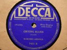 Decca 7431 Kokomo Arnold Neck Bone Blues Crying Blues Rare 78