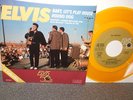 Elvis Presley * BABY LET'S PLAY HOUSE - HOUND DOG - PROMO - GOLD  VINYL