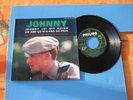 RARE 45t  ORIGINAL JOHNNY HALLYDAY JOHNNY LUI DIT ADIEU BANDEAU NOIR