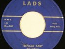 LONNIE ANDERKIN wild rockabilly 2-sider 45 on LADS “Teenage Baby / Tell-Em” HEAR