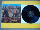 THE BEATLES - SGT PEPPER  Original STEREO LP Yellow / Black labels Cut Out Sheet