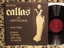 MARIA CALLAS - IN AMSTERDAM 1959 -BJR-103 -ONE DISC-RARE LP