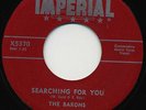 THE BARONS Cold Kisses / Searching For You   R&B  45 RPM RECORD