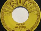 Nice ROCKABILLY 45 - EARL PETERSON - Boogie Blues - SUN 197 ORIGINAL