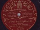 10½” ODEON FONOTIPIA –  AIDA GONZAGA and  GIUSEPPE DE LUCA