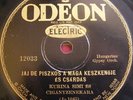hungarian gypsy 78 RPM-odeon electric-ciganyzenekara orch.-jaj de piszkos a maga