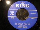 HEAR Sleazy Titty Shaker Mickey Baker Do What You Do/Night Blue KING 45