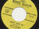 Betty WILSON give up 45 monster SISTER FUNK dancer MOD hear ??