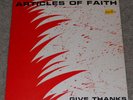 ARTICLES OF FAITH lp GIVE THANKS original REFLEX husker du HC w/insert KBD