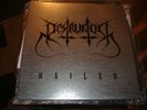 DESTRUCTOR Nailed Rare Metal Cover Pic Disc LP 222 made black metal nunslaughter