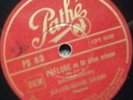 JEANNE-MARIE DARRE / RACHMANINOFF / PATHE    78 RPM