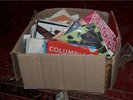 Box of 45rpm & 33 1/3rpm Vinyl Singles
