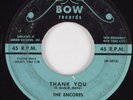 Doo Wop 45 ENCORES Thank You BOW HEAR