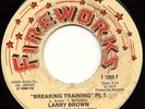 Modern 70's Soul 45 - LARRY BROWN - Breaking Training on FIREWORKS *LISTEN*