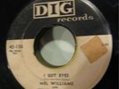 MEL WILLIAMS - i got eyes b/q its you - DIG r&b killer
