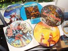 5 IRON MAIDEN Picture Discs Power Slave Running Free Piece of Mind  Number Beast