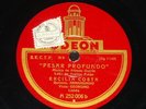 FADO 78 rpm RECORD Odeon ERCILIA COSTA Guitar ARMANDINHO Viola GEORGINO Lisboa