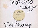 YOKO ONO It's Alright (H.R.M.Test Pressing + Prod.sheet) LP USA 1982 M- Beatles