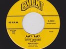 Cool '57 East Coast Rocker CURTIS JOHNSON Baby, Baby EVENT 4268 M- Listen NOW