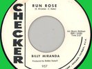 BILLY MIRANDA Run Rose 45rpm Checker 1960 WLP black rocker