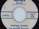 Black Gospel 45 WELCOME TRAVELERS Sometimes I Wonder PURE-GOLD HEAR