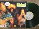 HARD ONS - YUMMY - RARE '90 OZ/WATERFRONT LBL/GREEN VINYL/FULLY SIGNED SLVE/EX