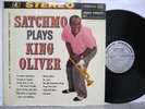 Louis Armstrong - Satchmo Plays King Oliver US LP Stereo Audio Fidelity RARE