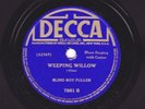BLIND BOY FULLER  De 7881  E Corrine What Makes You Treat Me So?/Weeping Willow