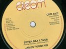 NORTHERN SOUL FUNK 45 JAMES FOUNTAIN - SEVEN DAY LOVER / MALNUTRITION - HEAR