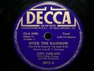 Decca 2672 Judy Garland Over the Rainbow The Jitterbug 78 E- / Wizard of Oz Jazz