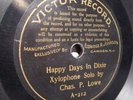 CHAS P LOWE happy days in dixie XYLOPHONE Solo VICTOR RECORD A-212 no dog 7