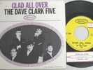DAVE CLARK FIVE . . R&R 45 & Picture Sleeve . Glad All Over / I Know  . Exc 