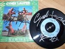 Autographed CYNDI LAUPER GIRLS JUST WANT TO HAVE FUN Signed 7” 45 Single
