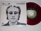 RARE JAPAN RED VINYL 45 Beatles John Lennon - Mind Games 1973 Apple Label EX+