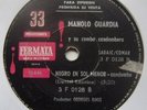 rare latin jazz 45 MANOLO GUARDIA Negro en sol menor b/w Cheche CANDOMBE FERMATA