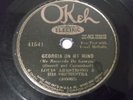 LOUIS ARMSTRONG & HIS ORCHESTRA / GEORGIA ON MY MIND / GREAT JAZZ 78 / GOOD COPY