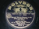 PIANO 3 x 78 rpm RECORDS Polydor KATHLEEN LONG Klavier Konzert MOZART Boyd Neel