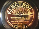 4x 78rpm BUDAPEST STRING QUARTET - TCHAIKOVSKY - GERMAN ELECTROLA