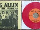 GG ALLIN and The Jabbers- Out For Blood EP-1st press on pink-Meatmen-Dwarves-KBD