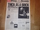 JETHRO TULL. THICK AS A BRICK. BEST EVER NEWSPAPER SLEEVE,BEST EVER VINYL.