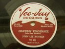 JOHN LEE HOOKER / VEE-JAY / BLUES / CRAWLIN KINGSNAKE / HOBO BLUES / VJ 331