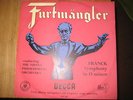 Mega rare Decca LXT 2905 Furtwangler Franck Symphony in D orange/gold label